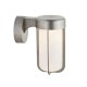 Ambience-63774 - Onix - Outdoor Brushed Silver LED Wall Lamp with White Glass