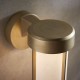Ambience-63775 - Onix - Outdoor Brushed Gold LED Wall Lamp with White Glass