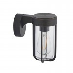 Onix - Outdoor Brushed Bronze Wall Lamp with Clear Glass Onix - Outdoor Brushed Bronze Wall Lamp with Clear Glass