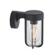 Ambience-63778 - Onix - Outdoor Matt Black Wall Lamp with Clear Glass