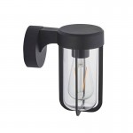 Onix - Outdoor Matt Black Wall Lamp with Clear Glass Onix - Outdoor Matt Black Wall Lamp with Clear Glass