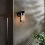 Onix - Outdoor Matt Black Wall Lamp with Clear Glass Onix - Outdoor Matt Black Wall Lamp with Clear Glass