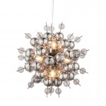 Joules - Black Chrome 9 Light Pendant with Smoked Mirror Glass Joules - Black Chrome 9 Light Pendant with Smoked Mirror Glass