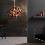 Joules - Copper 9 Light Pendant with Copper Mirror Glass Joules - Copper 9 Light Pendant with Copper Mirror Glass