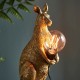 Ambience-63793 - Wildlife - Vintage Kangaroo Gold Table Lamp