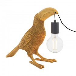 Toucan - Vintage Gold Toucan Table Lamp Toucan - Vintage Gold Toucan Table Lamp