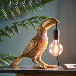 Toucan - Vintage Gold Toucan Table Lamp Toucan - Vintage Gold Toucan Table Lamp