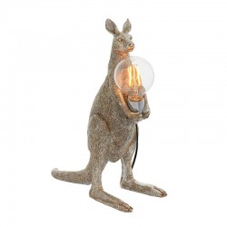 Kangaroo - Vintage Silver Kangaroo Table Lamp Kangaroo - Vintage Silver Kangaroo Table Lamp