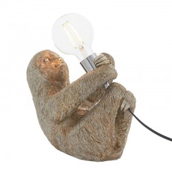 Sloth - Vintage Silver Sloth Table Lamp Sloth - Vintage Silver Sloth Table Lamp
