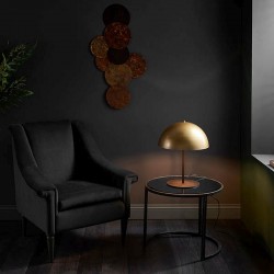 Universe - Dark Bronze Table Lamp with Gold Shade Universe - Dark Bronze Table Lamp with Gold Shade