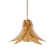 Ambience-63830 - Wild - Paint Gold Pendant with Palm Leaves