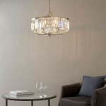 Mephisto - Bright Nickel 6 Light Pendant with Clear Crystal Mephisto - Bright Nickel 6 Light Pendant with Clear Crystal