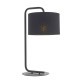 Ambience-63877 - Hidden - Satin Black Table Lamp with Black Shade
