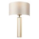 Ambience-63884 - Meechum - Antique Brass Wall Lamp with Mink Satin Shade