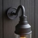 Ambience-63903 - Osiris - Outdoor Black Wall Lamp with Glass Shade