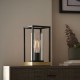 Ambience-64824 - Adore -  Black with Satin Gold & Clear Glass Table Lamp