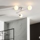 Ambience-64834 - Art - Bathroom Chrome & Opal Glass 3 Light Ceiling Lamp
