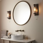 Taylor - Bathroom Dark Bronze Wall Lamp with Ribbed Glass Shade Taylor - Bathroom Dark Bronze Wall Lamp with Ribbed Glass Shade