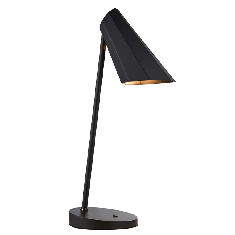 Ambience-64850 - Flamingo - Matt Black Table Lamp