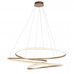 Waves - Satin Gold LED Pendant Waves - Satin Gold LED Pendant