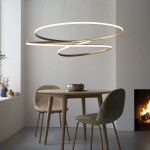 Waves - Satin Gold LED Pendant Waves - Satin Gold LED Pendant