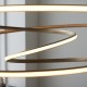 Ambience-64860 - Waves - LED Satin Gold Pendant