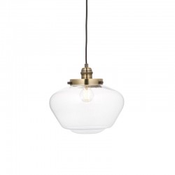 Camberley - Antique Brass Pendant with Clear Glass Camberley - Antique Brass Pendant with Clear Glass