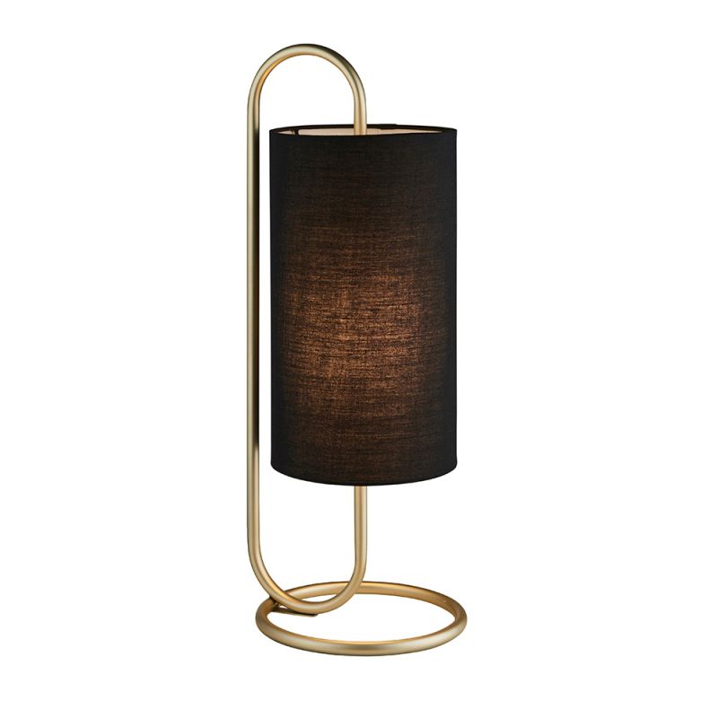 Ambience-64868 - Avenir - Antique Brass with Black Shade Table Lamp