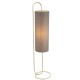Ambience-64871 - Avenir - Antique Brass with Grey Shade Floor Lamp