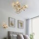 Ambience-66149 - Gallien - Gold Leaf 6 Light Ceiling Lamp