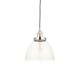 Ambience-66157 - Maison - Bright Nickel Pendant with Clear Glass