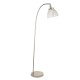 Ambience-66160 - Maison - Bright Nickel Floor Lamp with Clear Glass