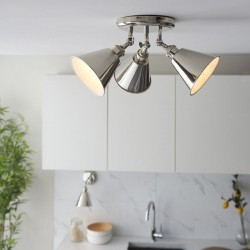 Hal - Bright Nickel 3 Light Spotlights Hal - Bright Nickel 3 Light Spotlights