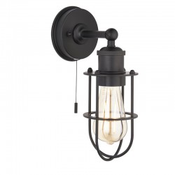 Crew - Bathroom Matt Black Wall Lamp