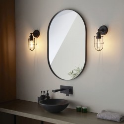 Crew - Bathroom Matt Black Wall Lamp