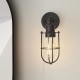Ambience-66167 - Nova - Bathroom Matt Black Wall Lamp