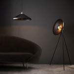 Glo - Matt Black Pendant with Matt Nickel Details Glo - Matt Black Pendant with Matt Nickel Details