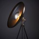 Ambience-67481 - Lofty - Matt Black Tripod Floor Lamp with Matt Nickel