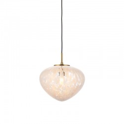 Mali - Satin Brass Pendant with Confetti Glass Mali - Satin Brass Pendant with Confetti Glass