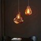 Ambience-67503 - Serum - Polished Chrome Pendant with Copper Metallic Glass Shade