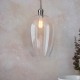Ambience-67510 - Marinella - Bright Nickel Large Single Pendant with Clear Glass