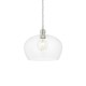 Ambience-67511 - Marinella - Bright Nickel Single Pendant with Clear Glass