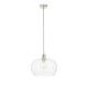 Ambience-102677 - Marinella - Bright Nickel Pendant with Clear Glass