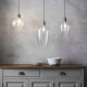 Ambience-100657 - Marinella - Bright Nickel Pendant with Clear Glass
