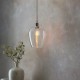 Ambience-100657 - Marinella - Bright Nickel Pendant with Clear Glass