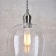 Ambience-100657 - Marinella - Bright Nickel Pendant with Clear Glass