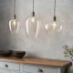 Ambience-67513 - Marinella - Antique Brass Single Large Pendant with Clear Glass
