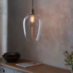 Marinella - Antique Brass Pendant with Clear Glass  Marinella - Antique Brass Pendant with Clear Glass