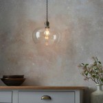 Marinella - Antique Brass Pendant with Clear Glass  Marinella - Antique Brass Pendant with Clear Glass
