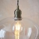 Ambience-100948 - Marinella - Antique Brass Pendant with Clear Glass
